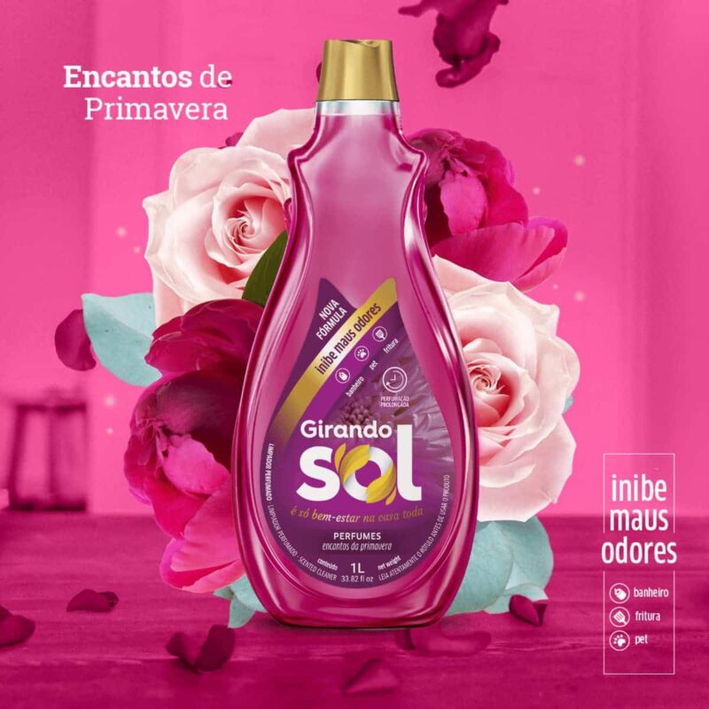 Limpador Perfumado - Encantos da Primavera 500ml – Girando Sol - Imagem 2