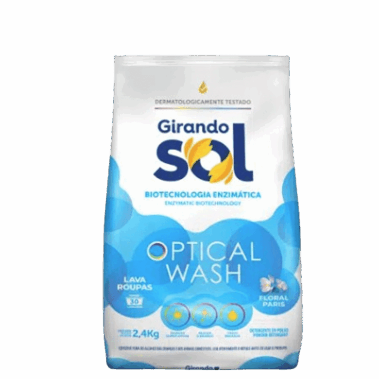 Sabão em pó Girando Sol 2,4kg Azul
