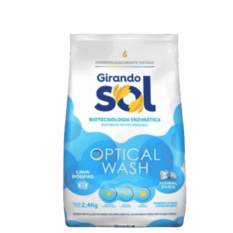 Sabão em pó Girando Sol 2,4kg Azul