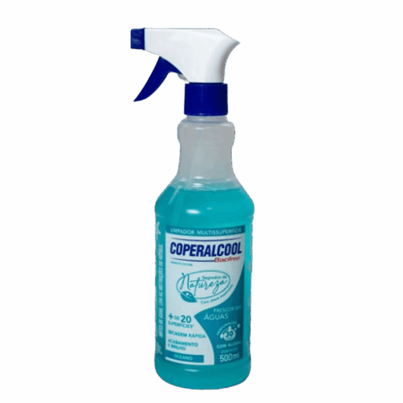 Limpador Multissuperficies Bacfree (Frescor Das Aguas) 500ml - Coperalcool