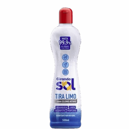 Tira Limo com Cloro Ativo Girando Sol 500ml