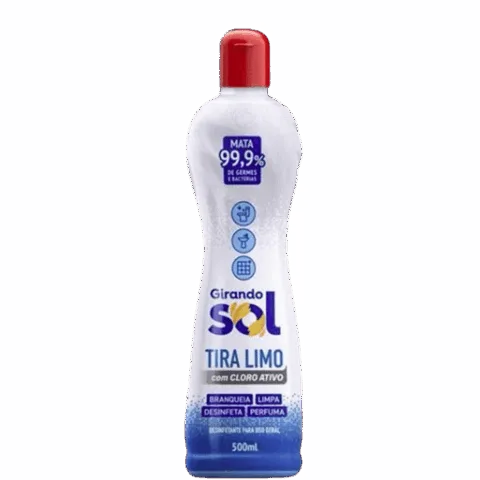 Tira Limo com Cloro Ativo Girando Sol 500ml