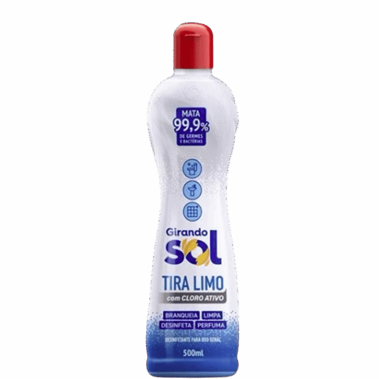 Tira Limo com Cloro Ativo Girando Sol 500ml