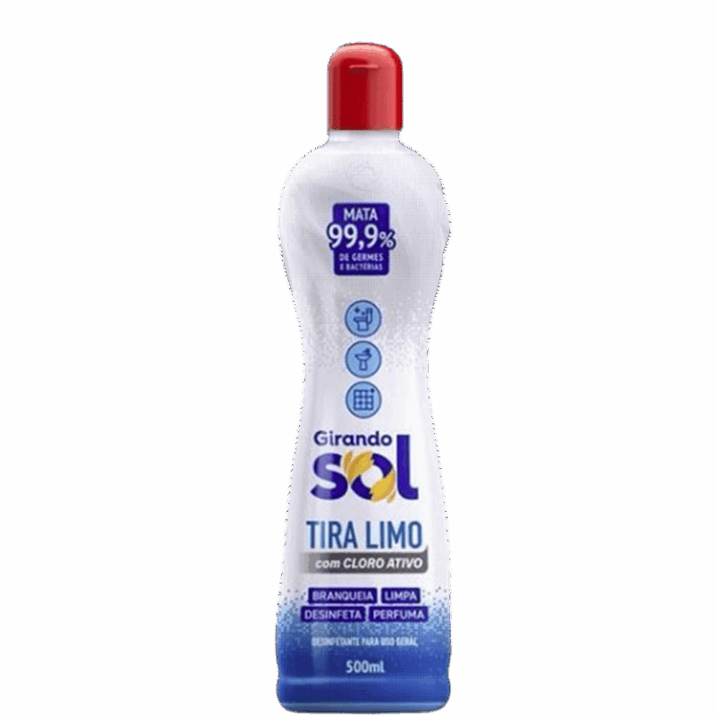 Tira Limo com Cloro Ativo Girando Sol 500ml