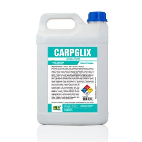 CARPGLIX - Limpa Carpetes e Tapetes 5L - Até 1:20 - GLIX