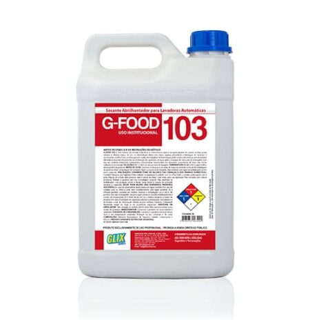 G-FOOD 103 - Secante Abrilhantador para Lavadoras Automática 5L - GLIX