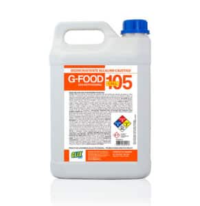 G-FOOD 105 GRILL - Desengordurante Desincrustante Alcalino para Chapas/Coifas  5 L - Até 1:9 - GLIX