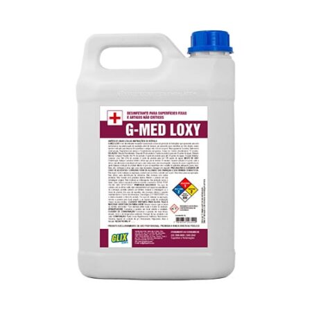 G-MED LOXY - Desinfetante e limpador hospitalar 5L - Até 1:200 - GLIX