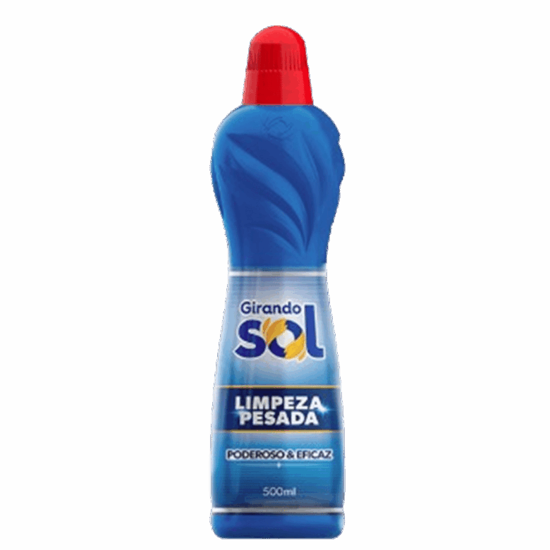 Limpador Girando Sol Limpeza Pesada Azul 500ml