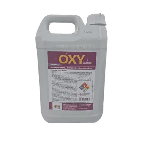 OXY - Limpador geral a base de Peróxido Hidrogênio Lavanda (O²XY) 5L - Até 1:200 - GLIX