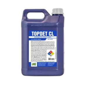 TOPDET CL - Detergente Alcalino Clorado 5L - Até 1:60 - GLIX