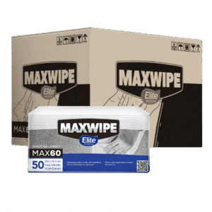 Pano MultiUso MAXWIPE MAX60 Dobrado Fardo com 12 pacotes de 50 folhas