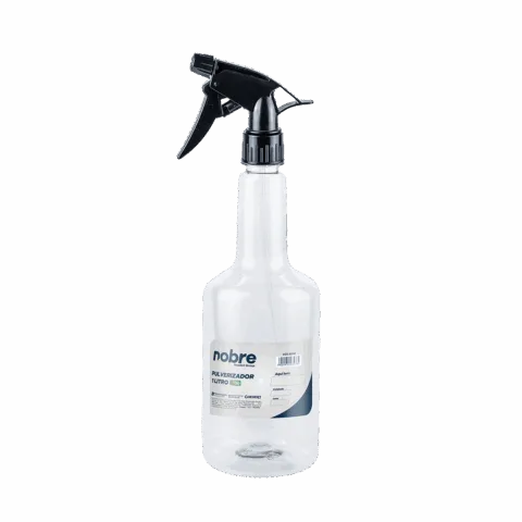 Pulverizador com gatilho 1 Litro graduado Transparente Nobre