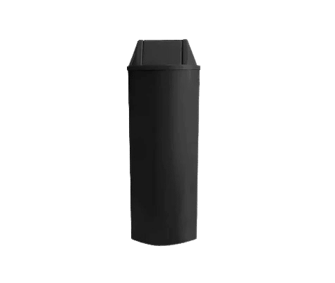 Cesto com Tampa 23L Preto - Bralimpia