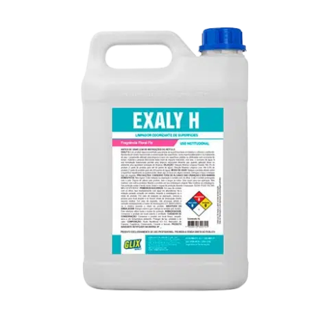 Limpador Bactericida Concentrado 1:50 EXALY H Lavanda 5L - Glix