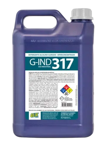 G-IND 317 - Detergente Alcalino Clorado 1:30 - Glix