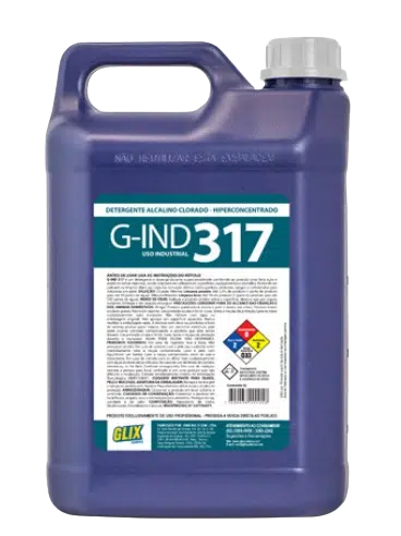 G-IND 317 – Detergente Alcalino Clorado 1:30 – Glix