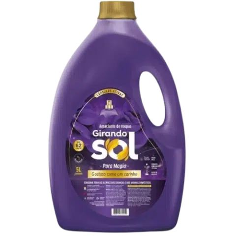 Amaciante Lilas Pura Magia Lilas Girando Sol 5L