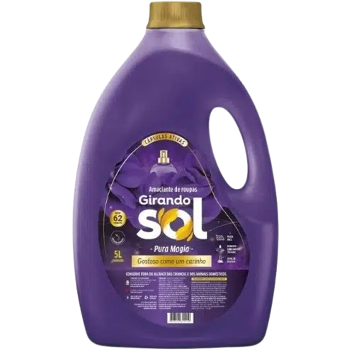 Amaciante Lilas Pura Magia Lilas Girando Sol 5L