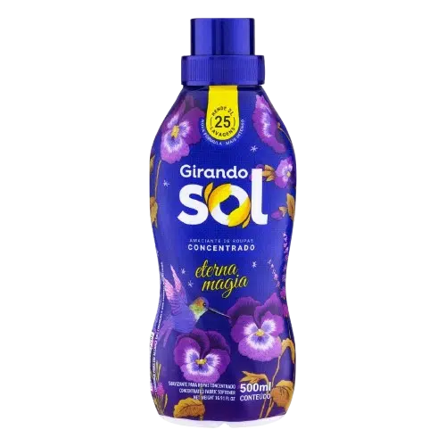 Amaciante Concentrado Girando SOL Eterna Magia 500ml – Lilas