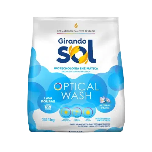 Sabão em Pó Sachê 4kg Girando Sol Azul Floral Paris