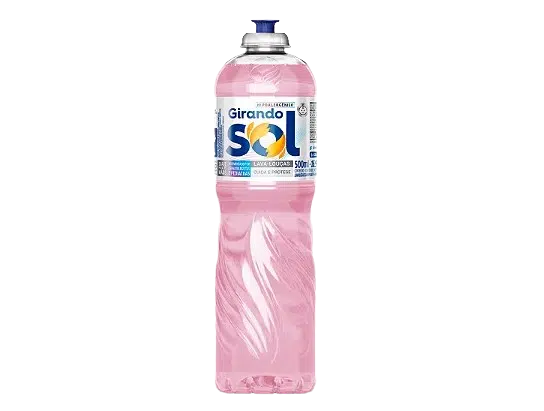Detergente Girando Sol Hipoalergênico 500ml