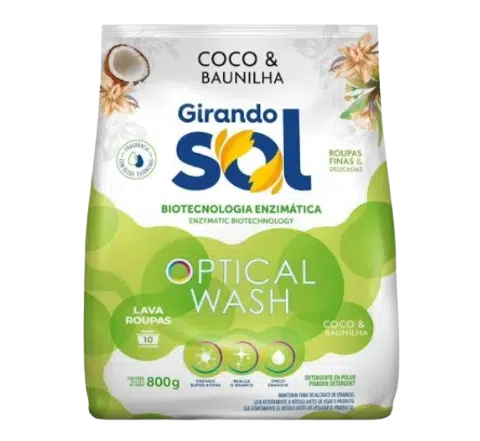 Sabão Em Pó Coco e Baunilha Girando Sol - Sache 800g
