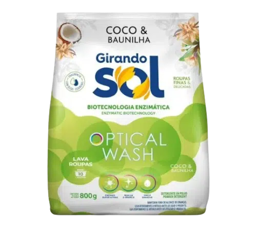 Sabão Em Pó Coco e Baunilha Girando Sol – Sache 800g