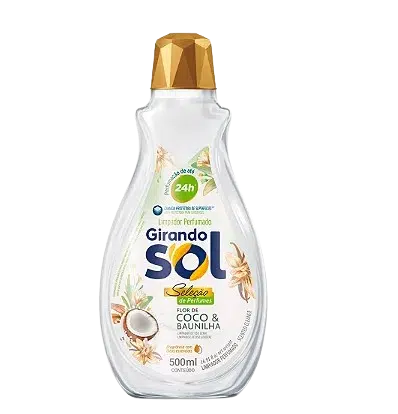 Limpador Perfumado Girando Sol Flor de Coco e Baunilha 500ml